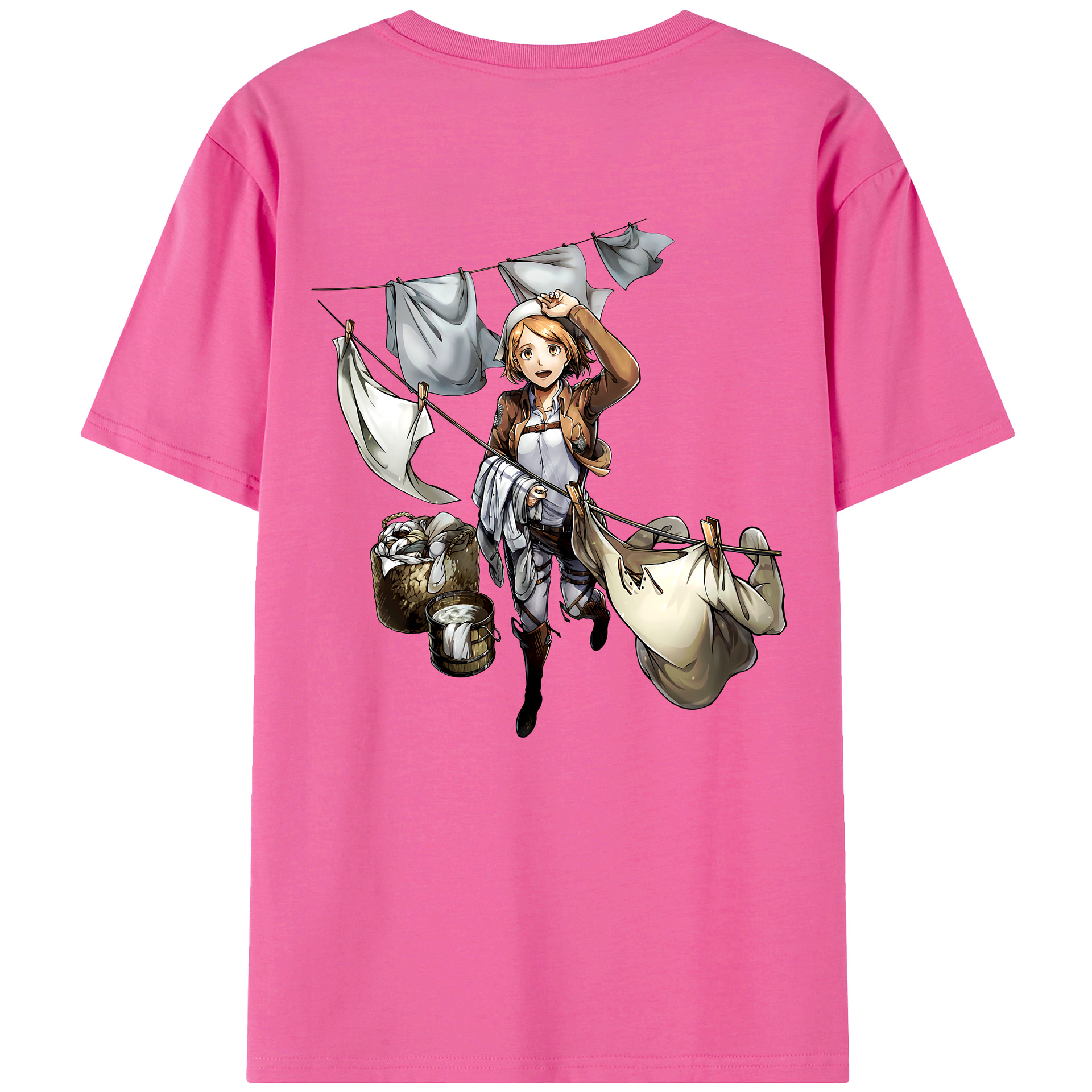 （画像用） 進撃の巨人 ペトラ·ラル Attack on Titan Petra Rall レディース半袖Tシャツ(バックプリント)